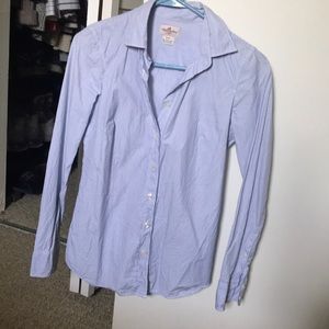 J.crew blue cotton button down